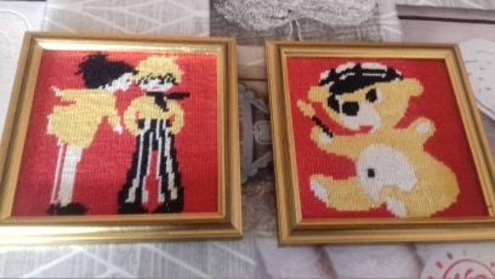 2 CADRES CANEVAS Décoration