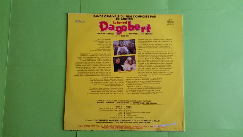 LE BON ROI DAGOBERT CD et vinyles