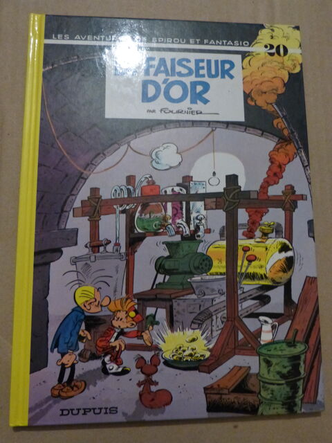 BD SPIROU ET FANTASIO N� 20 d�dicac�e par  J.C. FOURNIER 55 Brest (29)