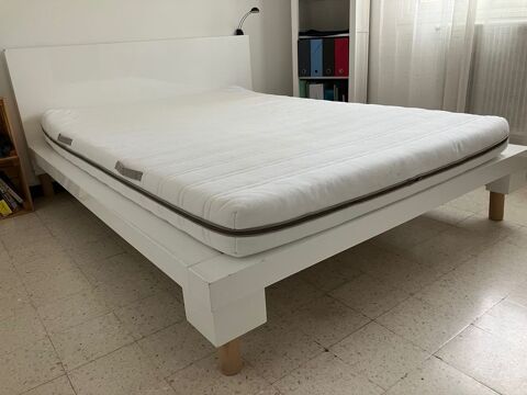 
Lit IKEA Blanc + Matelas Sète (34)