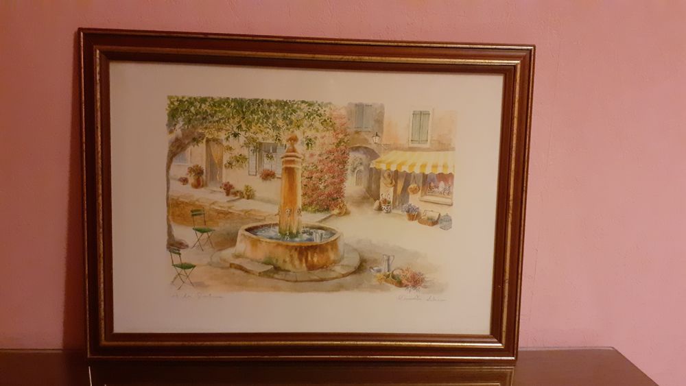 Tableau "la fontaine" Décoration