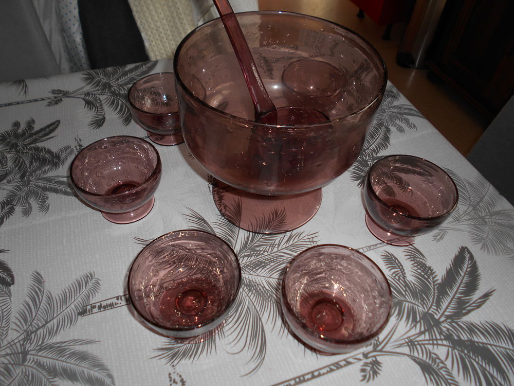 Service &agrave; sangria ou &agrave; punch en crisatallin de la roch&egrave;re Cuisine