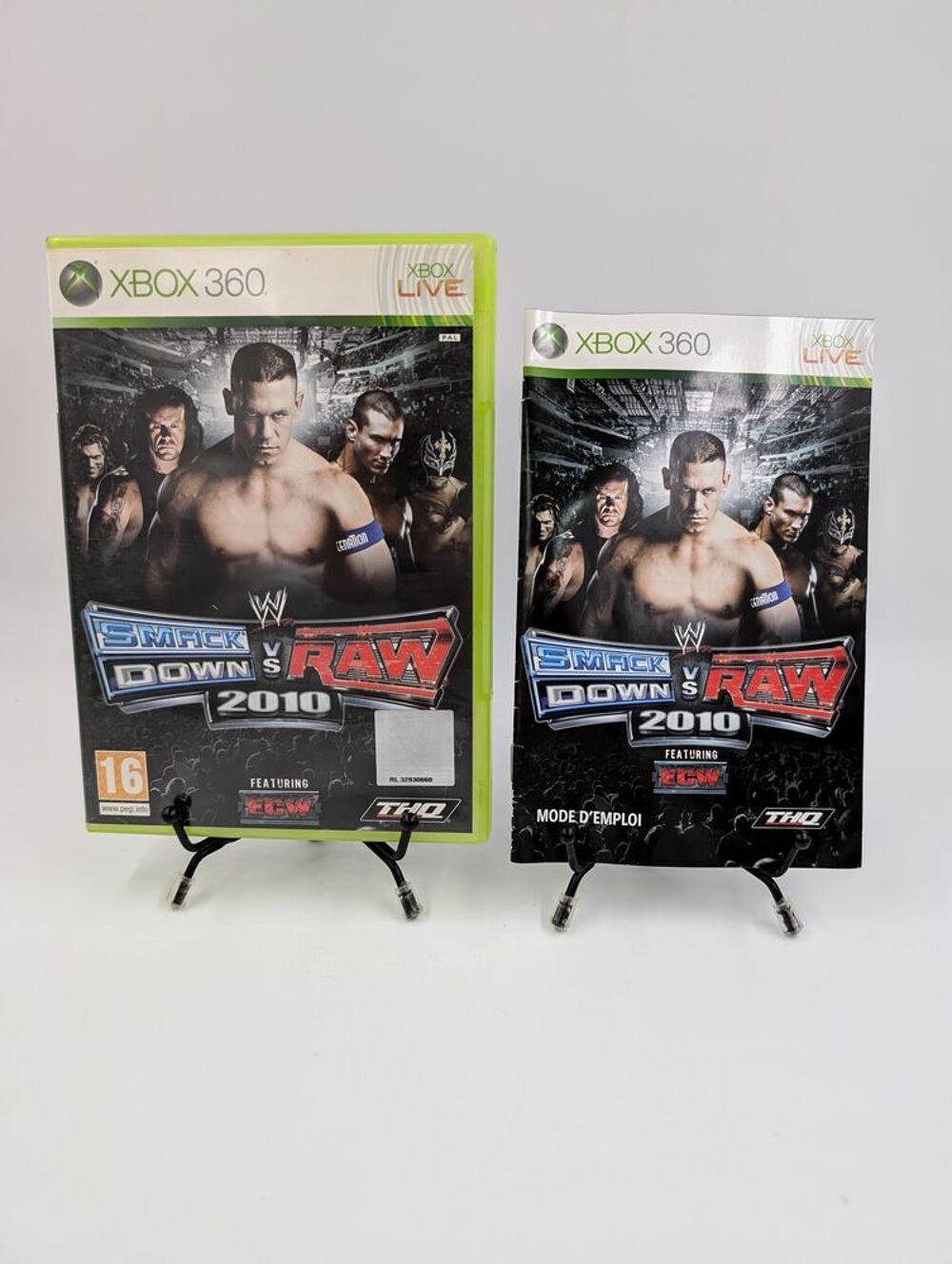 Jeu Xbox 360 SmackDown vs Raw 2010 en boite, complet Consoles et jeux vidéos