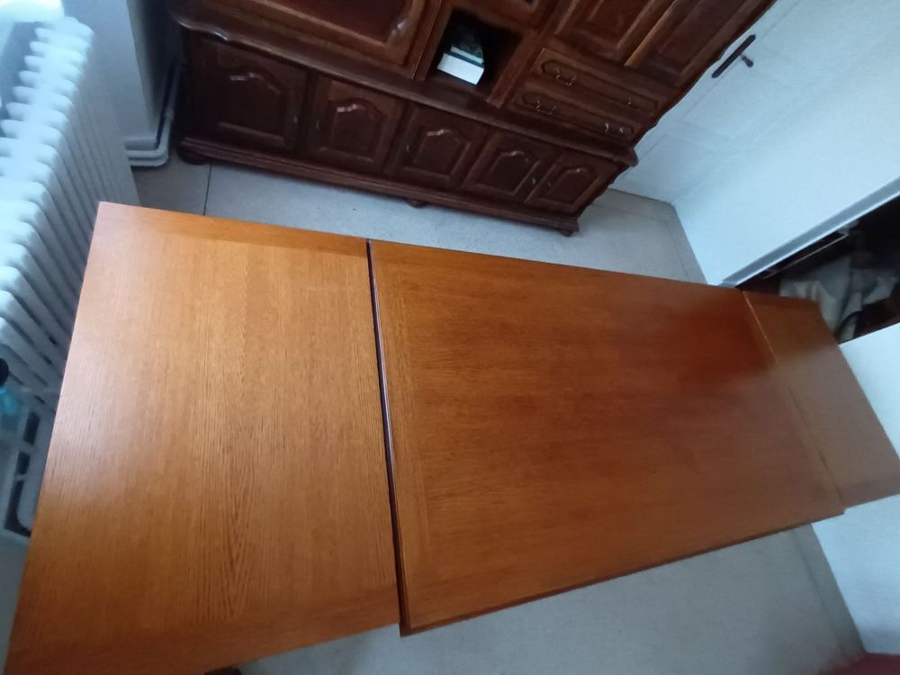 . TABLES AVEC 2 RALLONGES &amp; 6 CHAISES LOUIS XIV Meubles