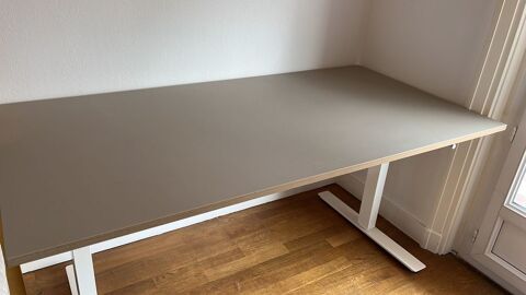 Bureau assis/debout beige/blanc  IKEA - TROTTEN 160X80cm 239 Lyon 5 (69)