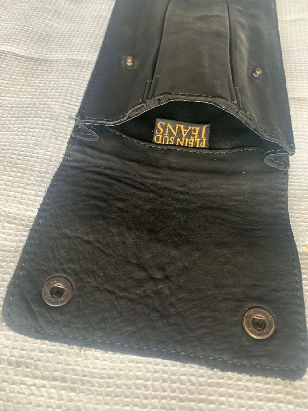 Pochette cuir Plein Sud Maroquinerie