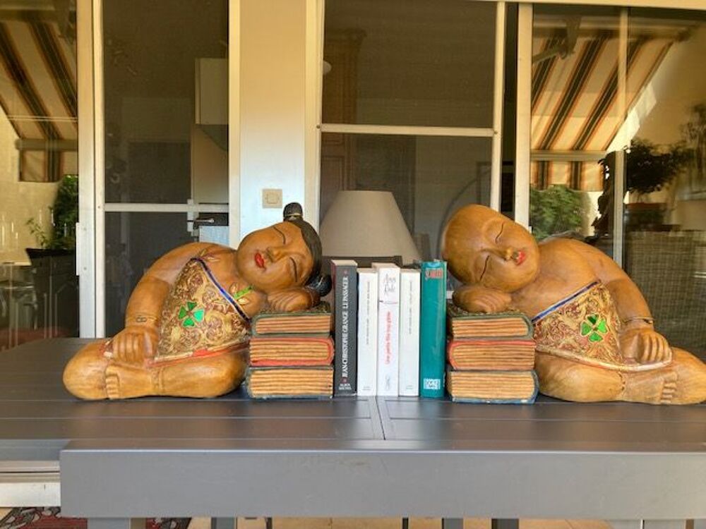 PRESSE-LIVRES BOUDDHAS DORMEURS Décoration