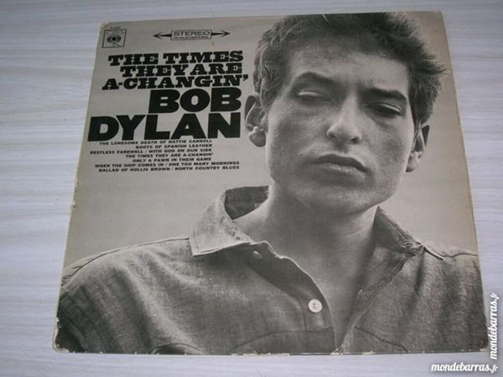 33 TOURS BOB DYLAN The times they are a changin' - ORIGINAL CD et vinyles