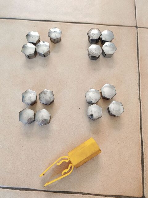 Lot de cache �crou de roues 10 Morey-Saint-Denis (21)