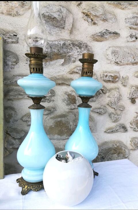 D�coration imitation lampe �  p�trole, la 2e en kdo 120 Saint-Genis-Pouilly (01)