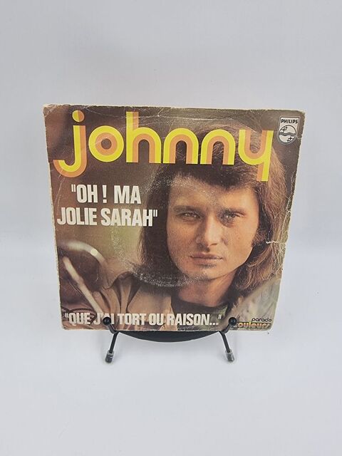 Vinyle 45 tours Johnny Hallyday : Oh ! Ma Jolie Sarah 2 Vulbens (74)