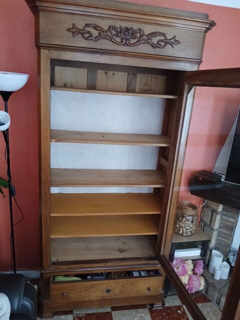 armoire vitrine avec tiroir e bois 50 Orange (84)