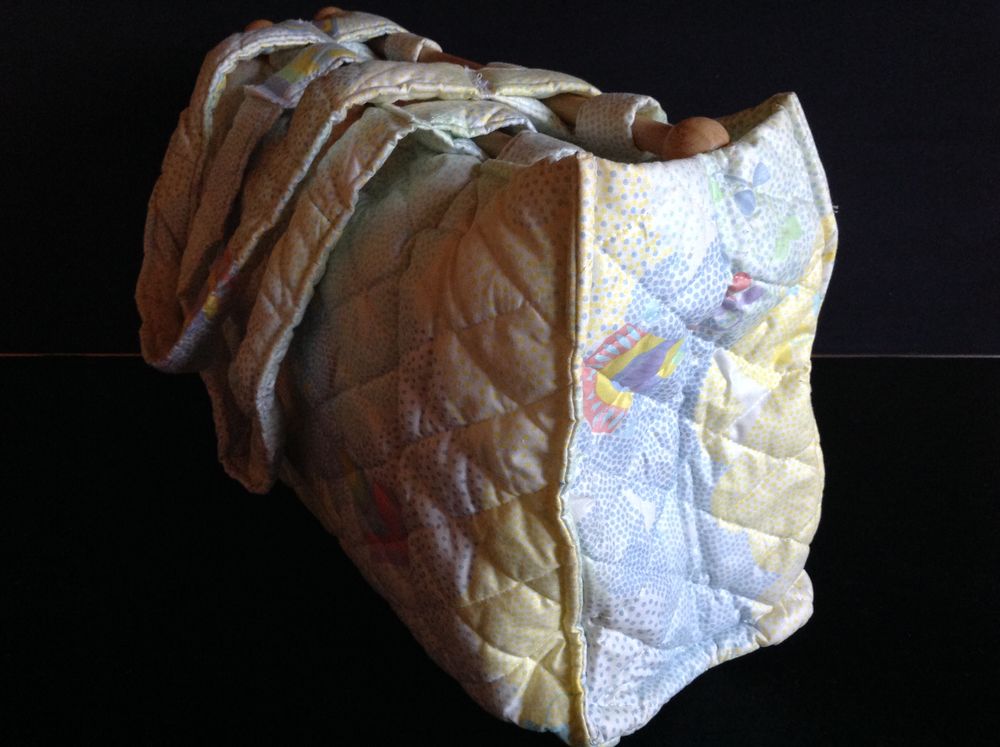 GRAND SAC CABAS EN TISSU EPAIS ETAT NEUF Maroquinerie