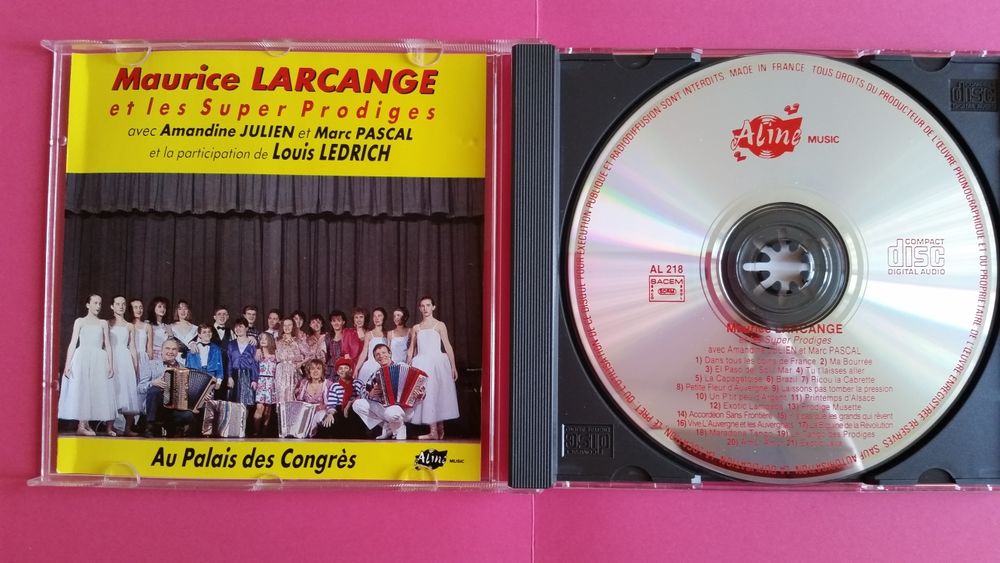 MAURICE LARCANGE CD et vinyles