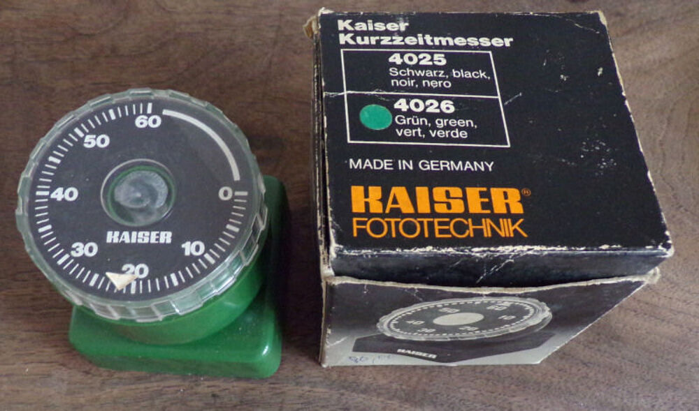 Minuterie 1-60min Kaiser 4026 Fototechnik Photos/Video/TV