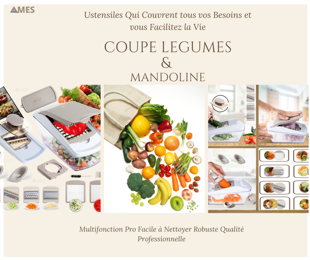 Lot de 20 coupe-l&eacute;gumes multifonctions neufs Cuisine
