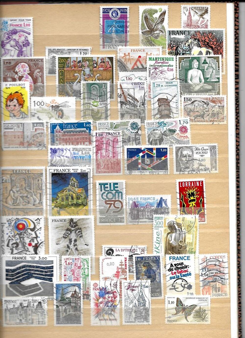 Collection de Timbres oblit&eacute;r&eacute;s de FRANCE 