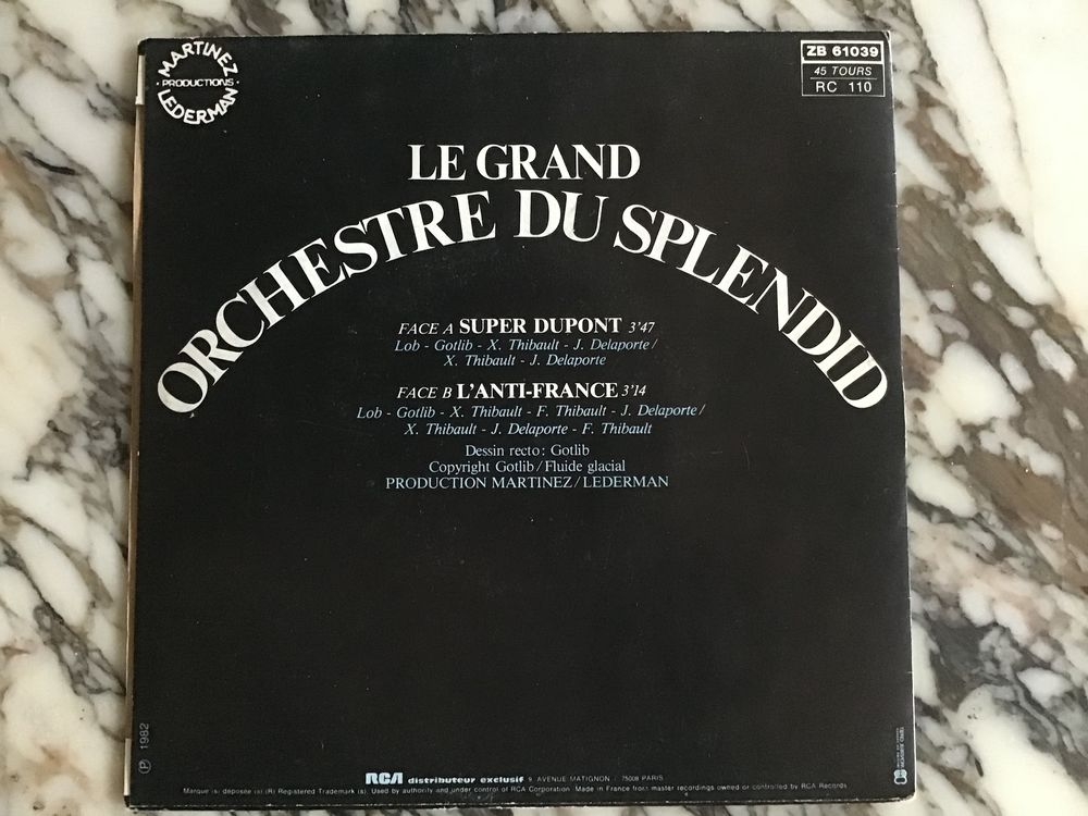 le grand orchestre du Splendid - SuperDupont CD et vinyles