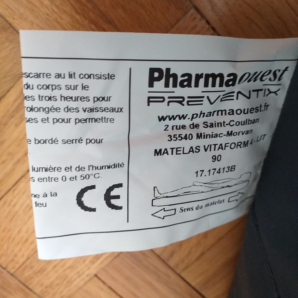 "MATELAS VITA FORM 4" / LIT 90 anti-escarres (Neuf) Meubles