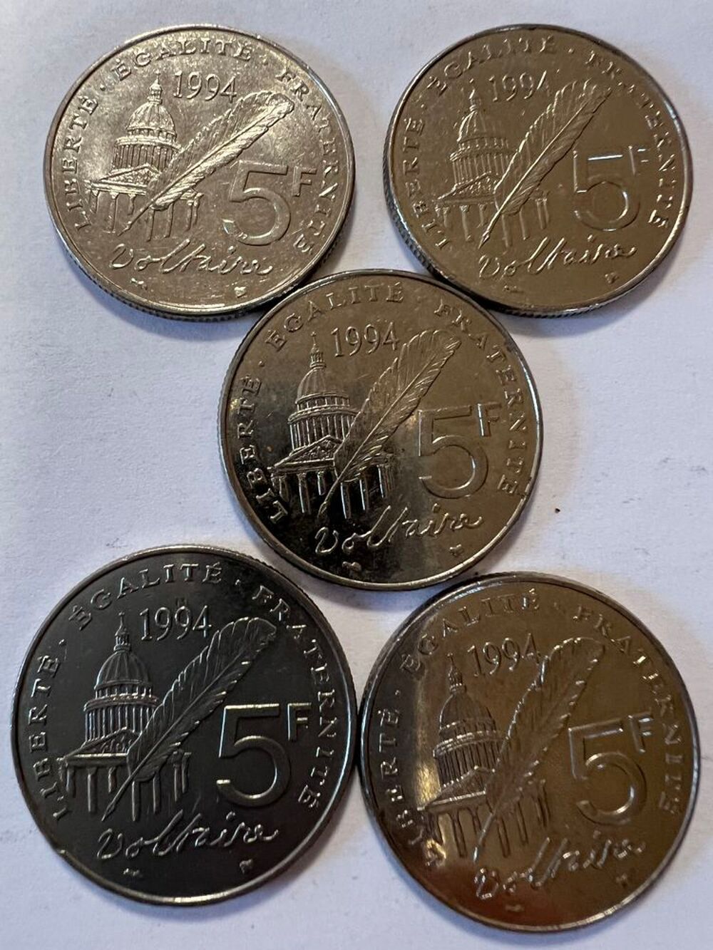 5 Francs Voltaires 194 