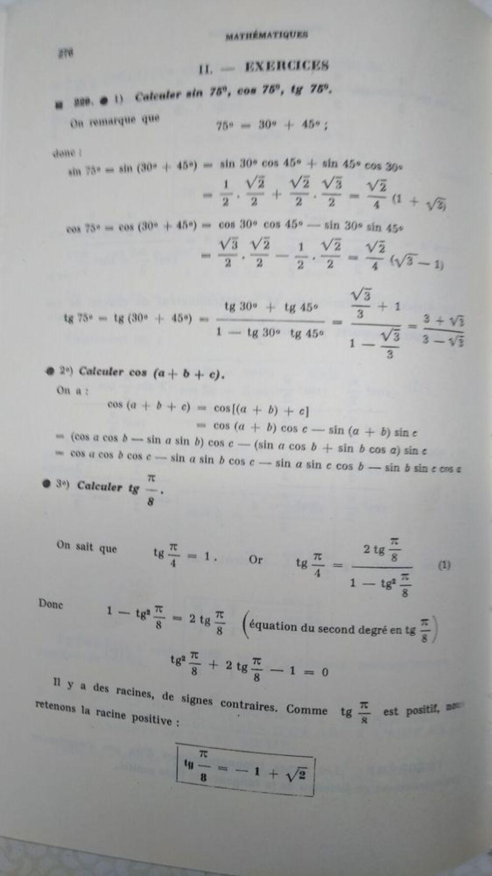 Math&eacute;matiques par V. Lespinard et R. Pernet Livres et BD