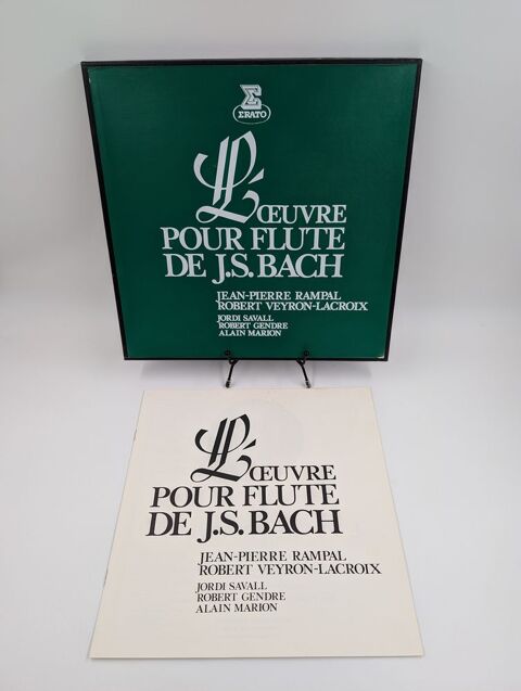 Coffret Vinyle 33 tours L'Oeuvre pour Flute de J.S. Bach 4 Vulbens (74)