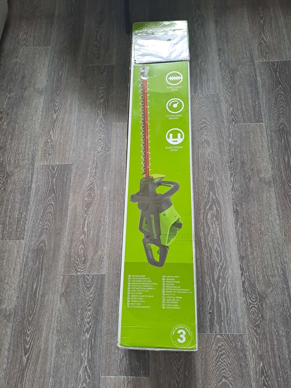 Taille-haies Greenwood 60V ? Neuf sous emballage Jardin