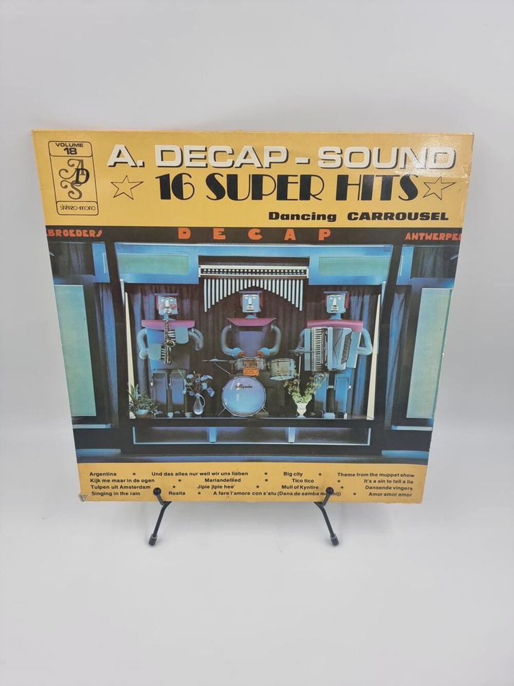 Vinyle 33 tours A. Decap-Sound : 16 Super Hits CD et vinyles
