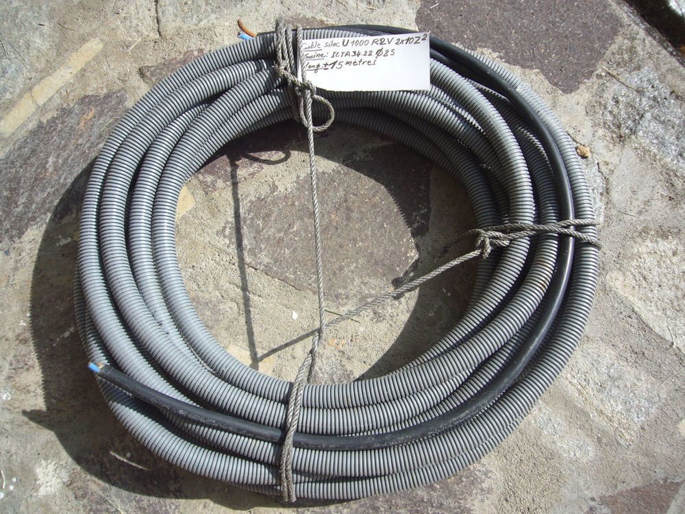 Cable Electrique silec U100. 2RV 2X10 MM2- 
Gaine ICTA Bricolage