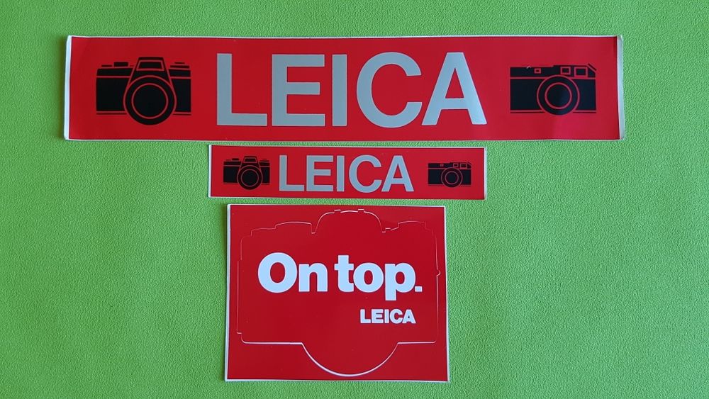 LES AUTOCOLLANTS LEICA 