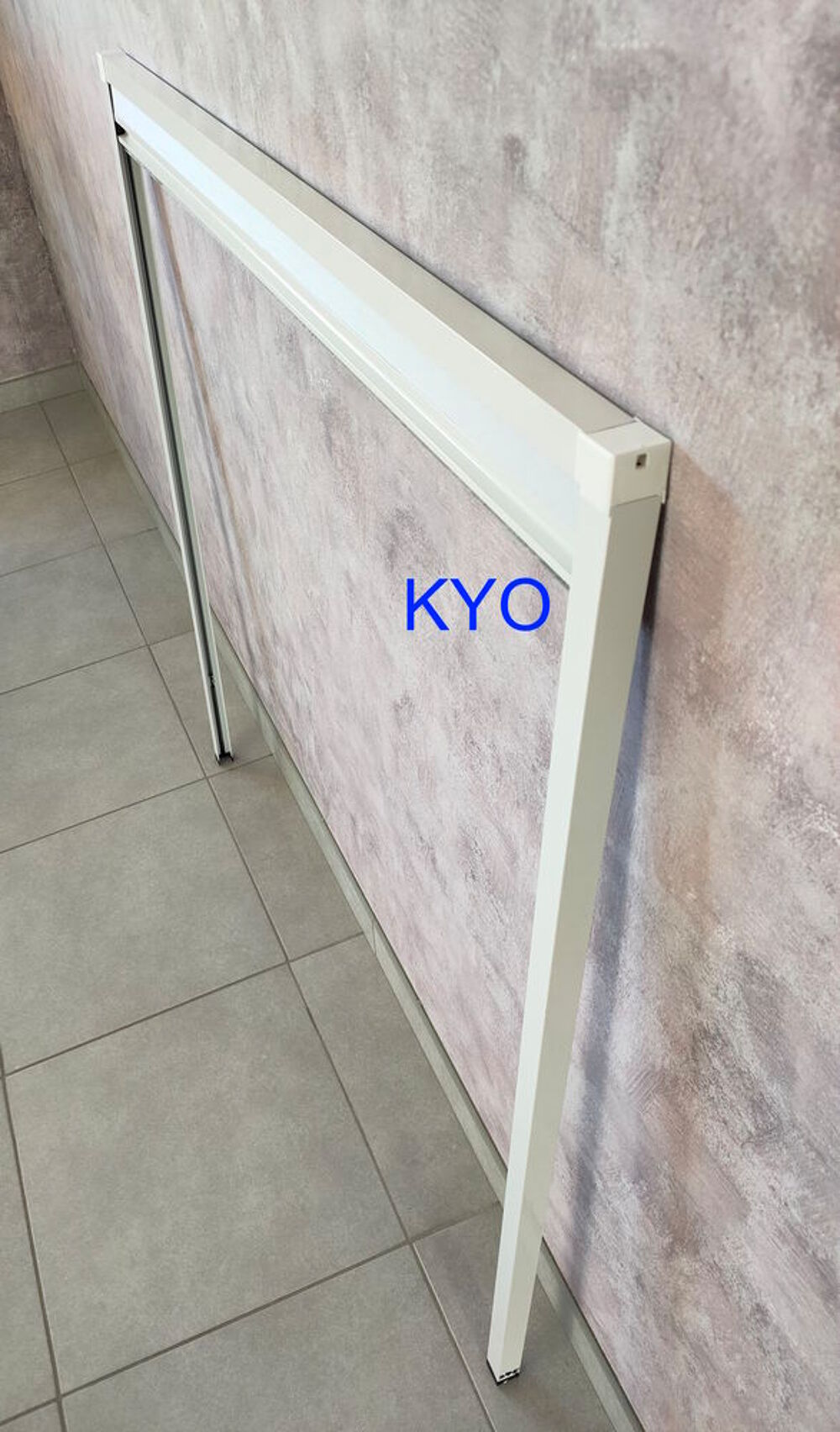 Porte accord&eacute;on coulissante pliante 110x110cm placard blanc Bricolage