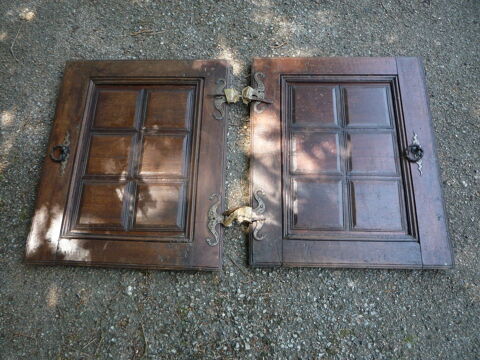 Paire de porte Louis XIII plaquette de chocolat (G) 135 Castres (81)