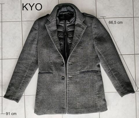 DEVRED - Veste adulte homme hiver, M, Caban manteau gris 65 Foncine-le-Haut (39)