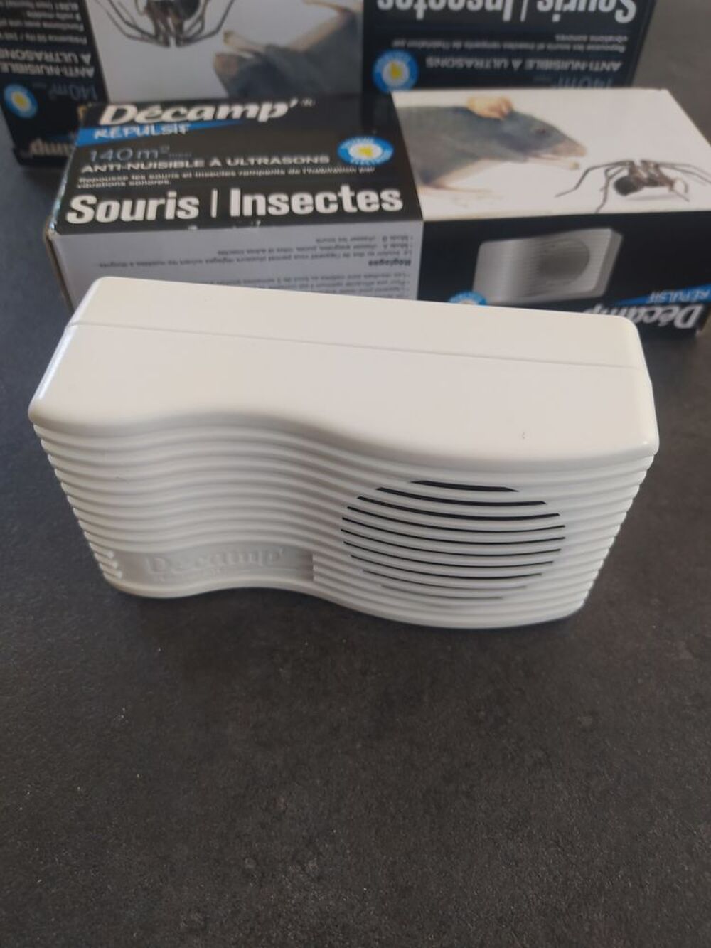 anti nuisible a ultrason souris / insectes d&eacute;camp' 140 M2 Jardin