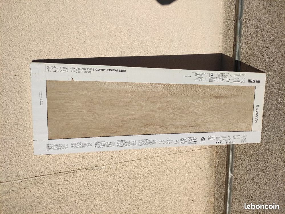 Carrelage ext&eacute;rieur beige 40x120 cm Bricolage