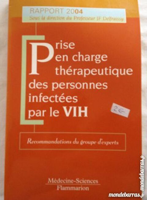 prise en charge thérapeutique  perso infectées VIH 1 Achenheim (67)