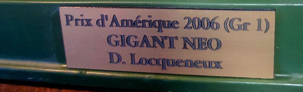 Statuette prix d amerique 2006 