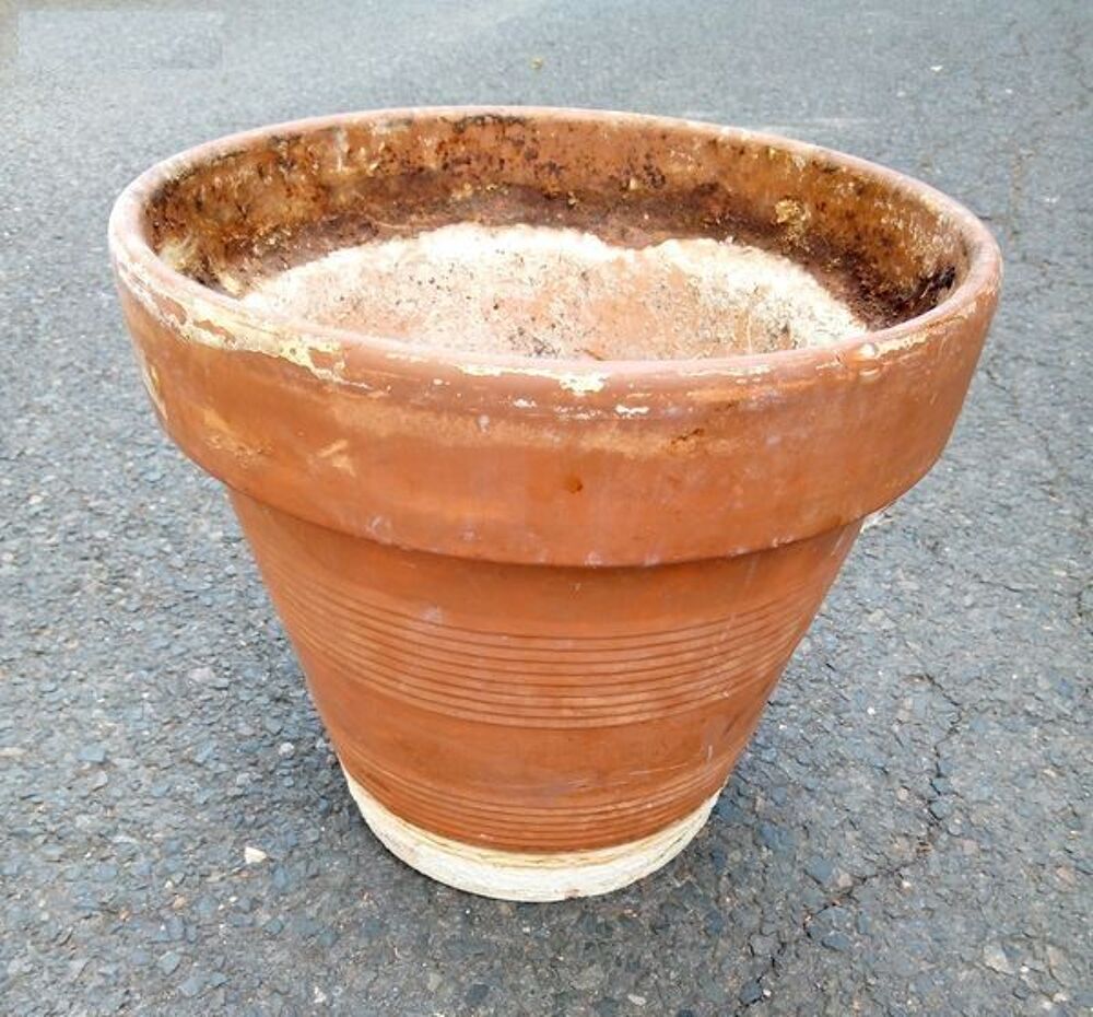 pot de fleur en argile hauteur 27 cm Jardin