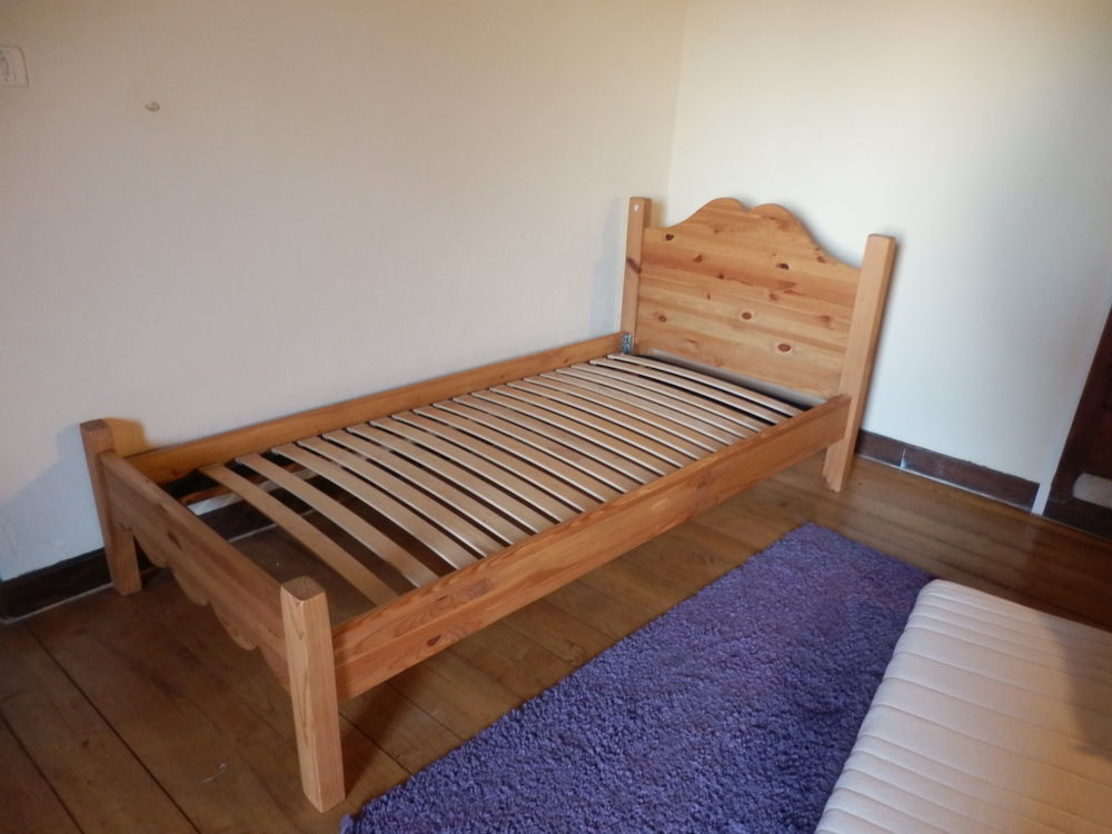 Cause d&eacute;m&eacute;nagement V Lit enfant TBE 190x90 sommier 80€ Meubles