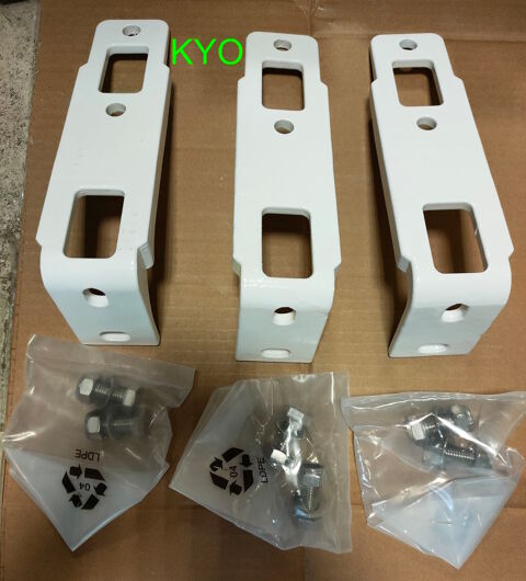 NATERIAL Zefir, lot de 3 supports de fixation plafond blanc 85 Foncine-le-Haut (39)