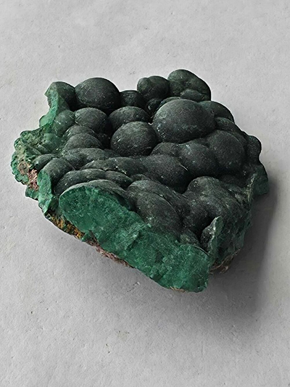 Malachite botryoidale Stalactite du Katanga(RDC)-20g 