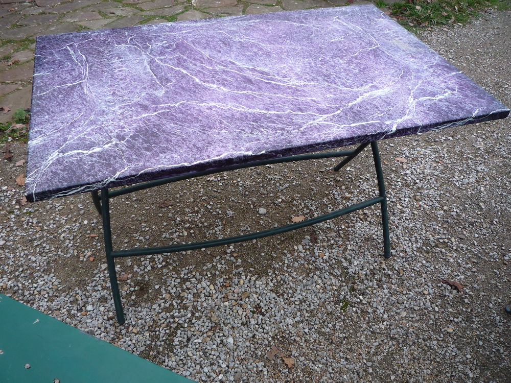 Table fer t&ocirc;le pliante Meubles