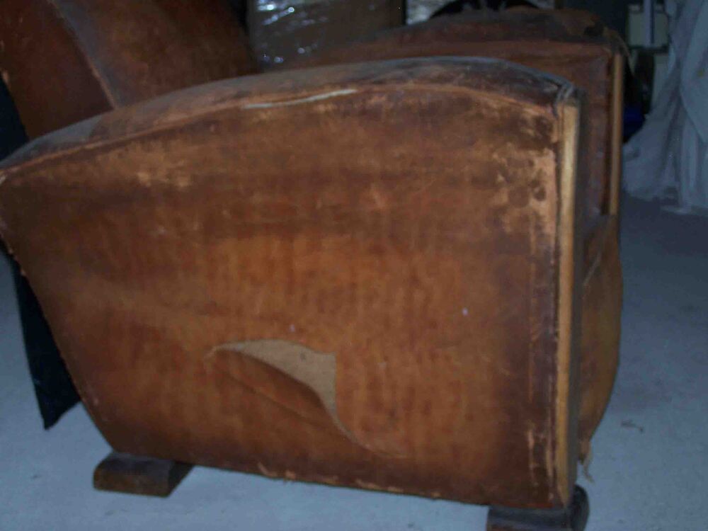 FAUTEUIL CLUB 1945/1950 pour restauration Décoration