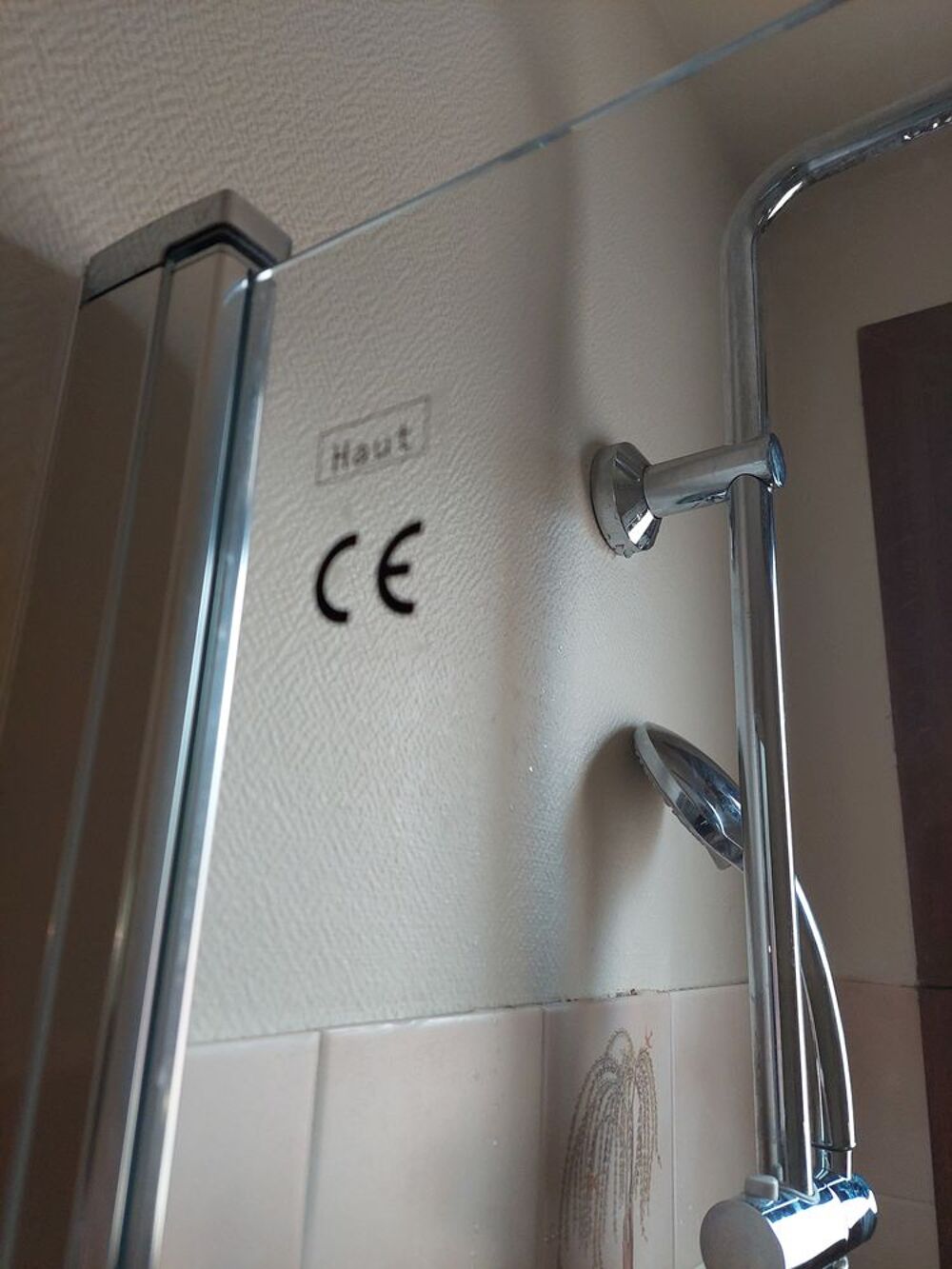 paroi en verre pour baignoire Bricolage