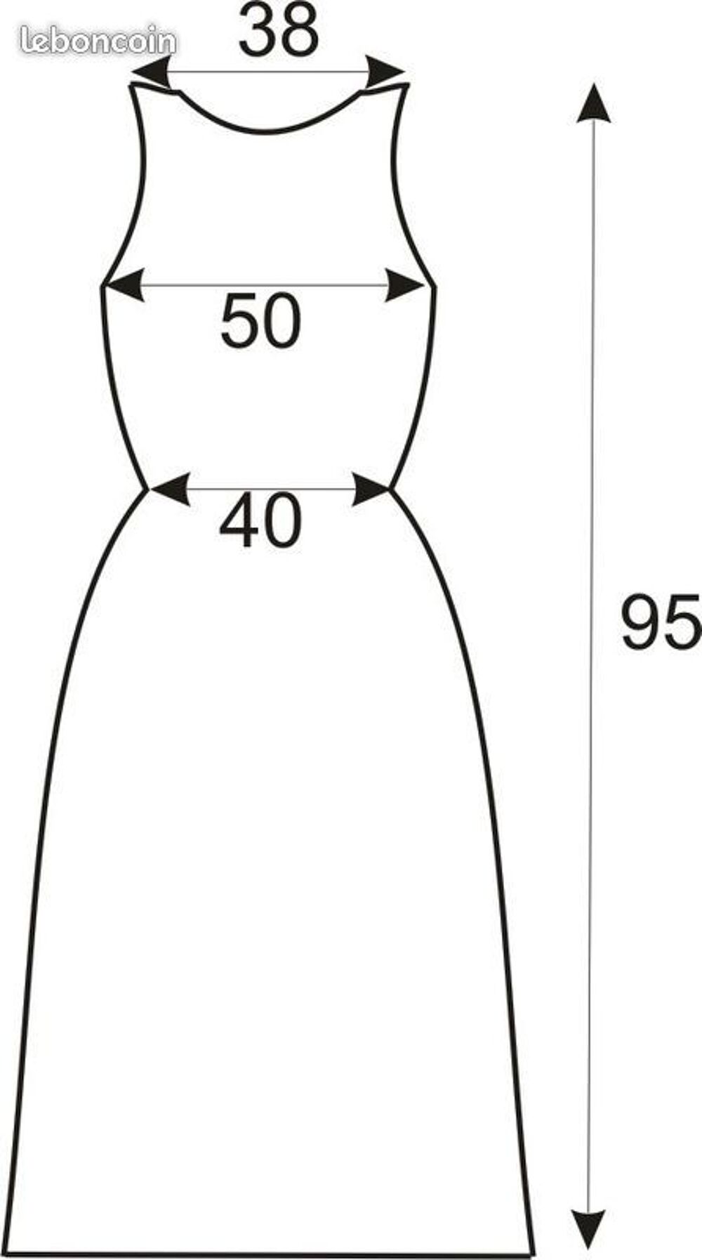 Robe bleue en soie Vêtements