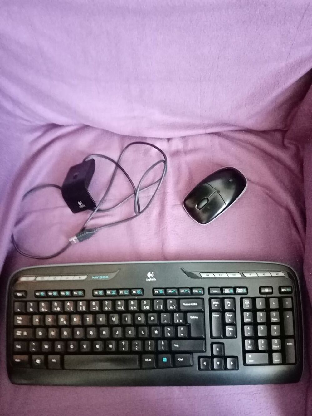 Ensemble LOGITECH Clavier ? souris sans fil Matériel informatique