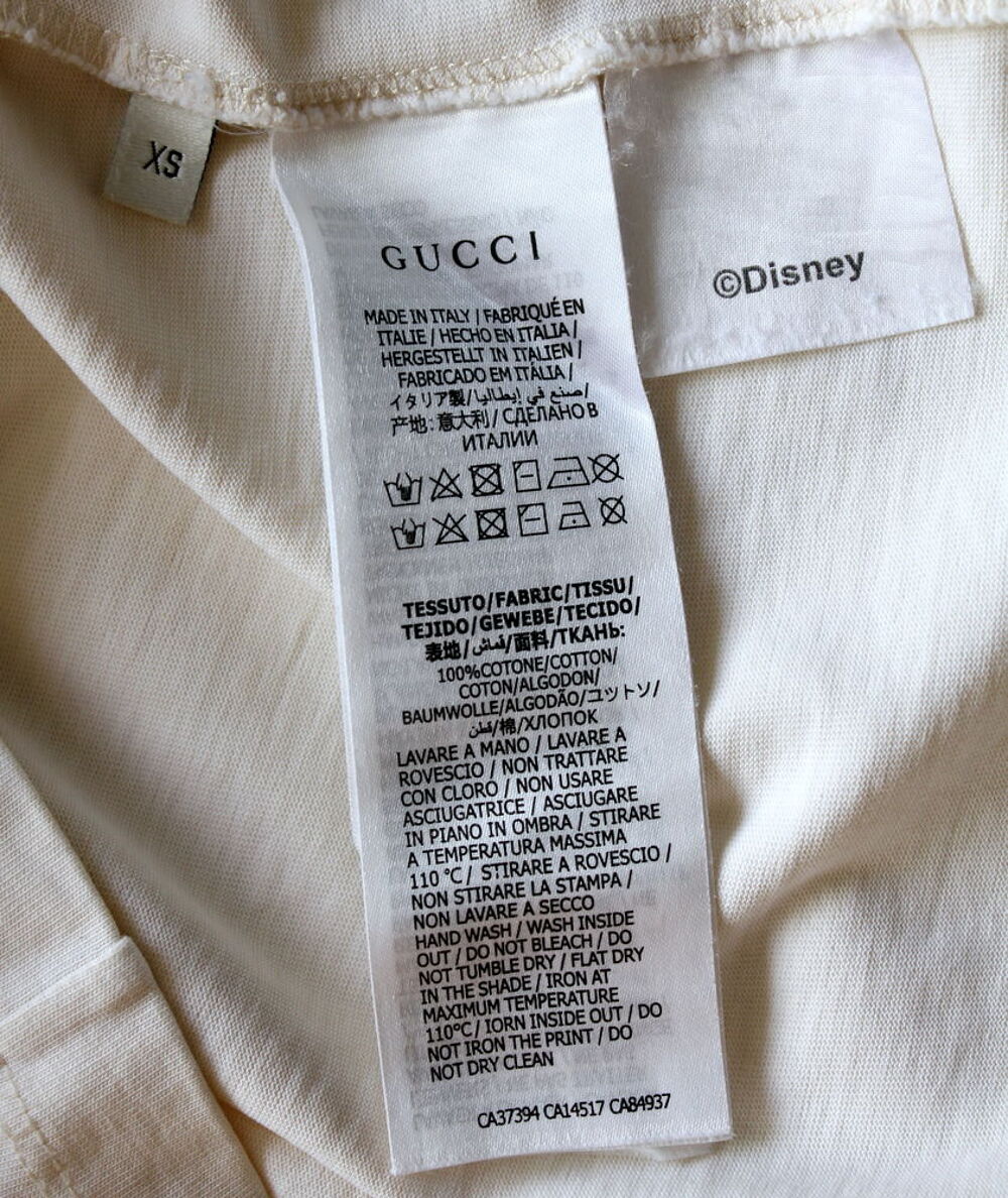 T-shirt Mickey DISNEY X GUCCI T.S - T- Shirt v&eacute;ritable GUCCI Vêtements