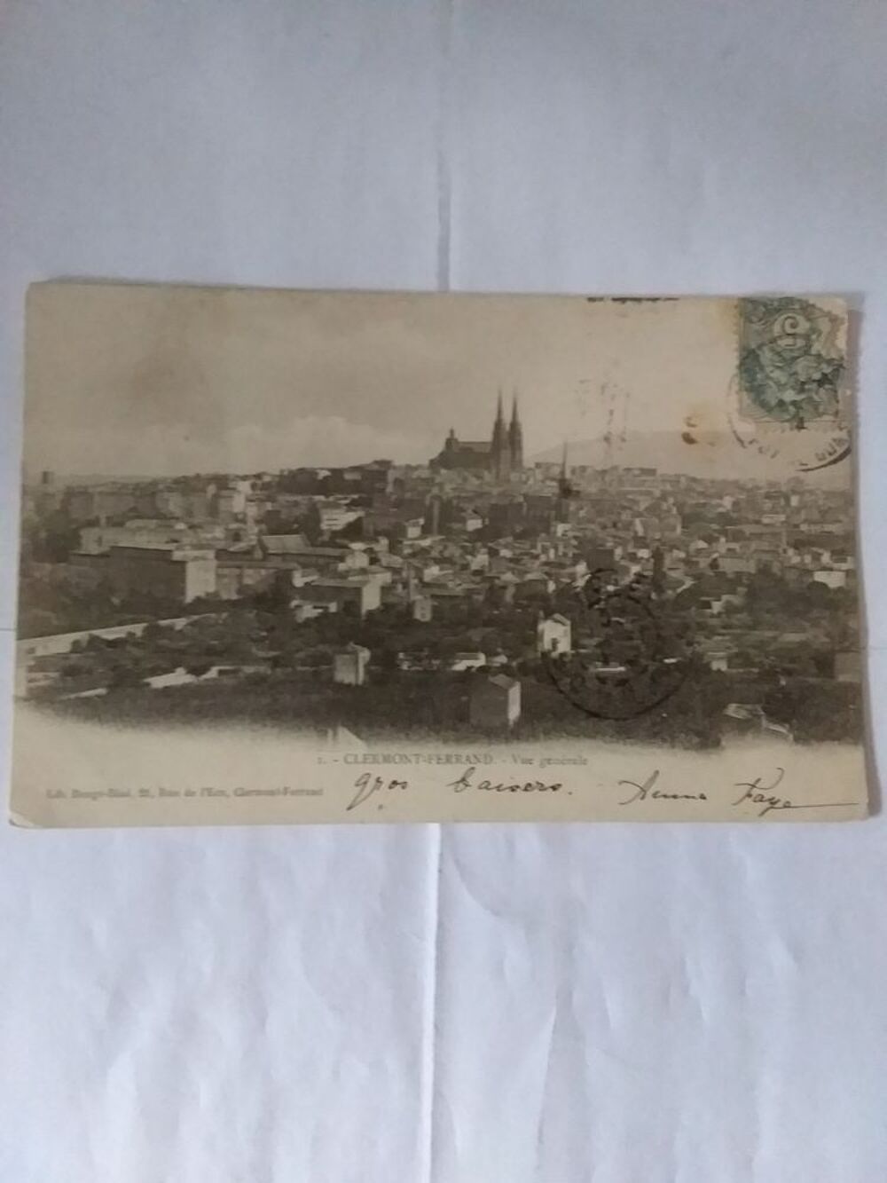 Carte postale ancienne D&eacute;partement 63 