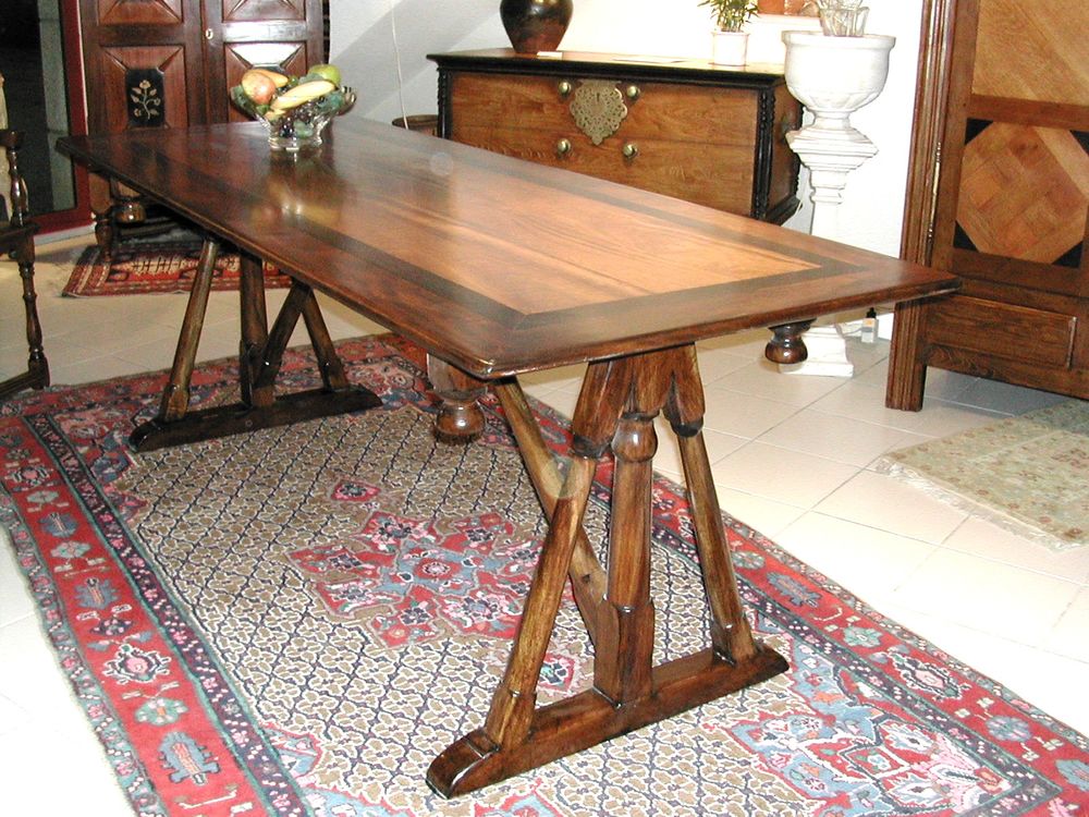 Table rectangulaire bois pr&eacute;cieux Meubles