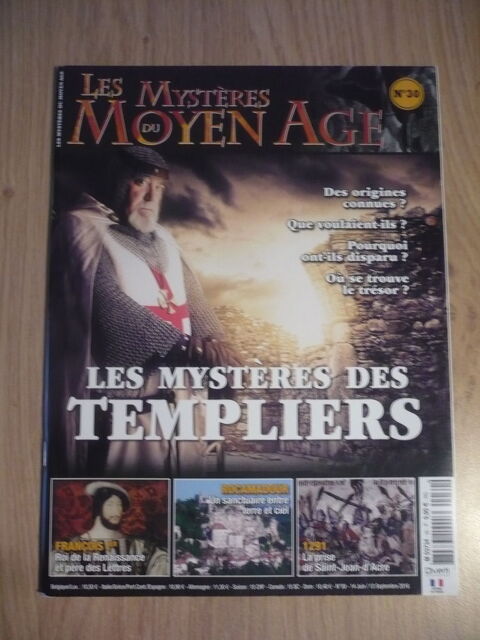 LES MYST�RES DES TEMPLIERS ? Revue Les Myst�res du Moyen-�ge 5 Pessac (33)